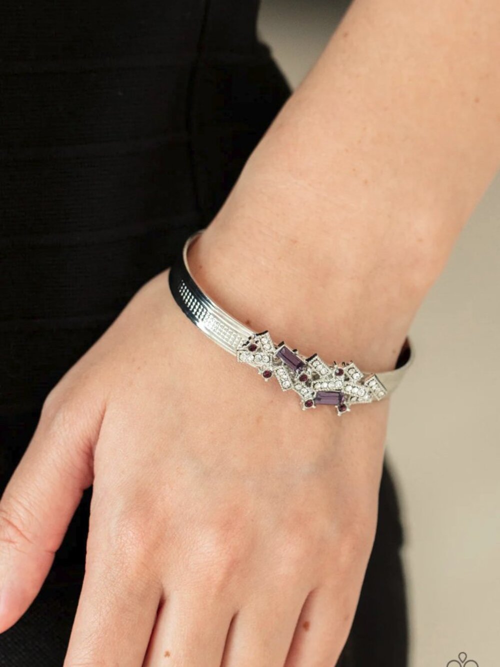 Paparazzi Jewelry Accessories - A Chic Clique - Purple Bracelet - Vintage